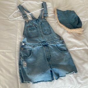 Forever 21, Jean overall shorts